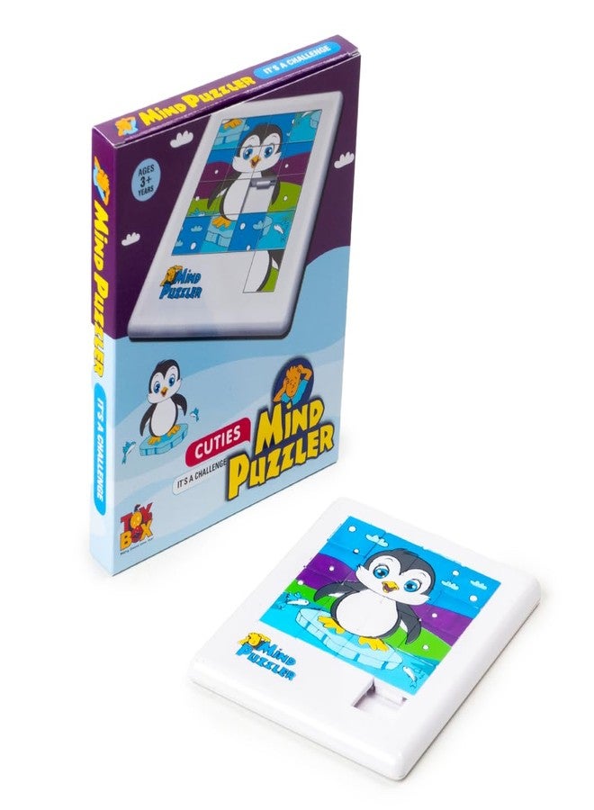 تويز بوكس لعبة ألغاز العقل من تويز بوكس، لعبة ألغاز بإطار بتصميم بطريق لطيف للأطفال - لعبة تحفز التفكير الإبداعي وحل المشكلات - Image 1